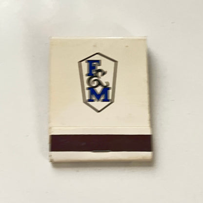 Farmers & Merchants Bank Lannon Sussex WI Feature Matches Vtg Matchbook SF4-M1