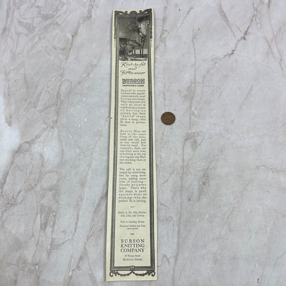 Fashioned Hose Burson Knitting Co Rockford IL 1918 Magazine Ad FL6-10