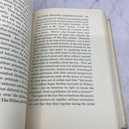 1924 Woodrow Wilson William Allen White Dust Jacket TJ8