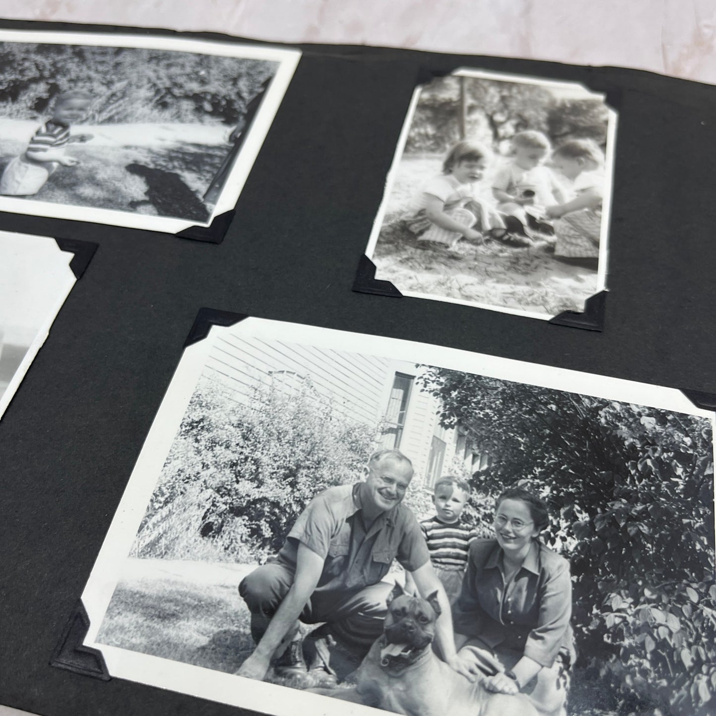 1940s-50s Post WWII Loaded Photo Album Postwar Eurpoe Family Life TG7