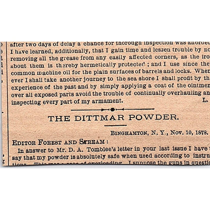 A Hint to Shell Makers - Beggar, Galveston Texas 1878 Article AG2-M8
