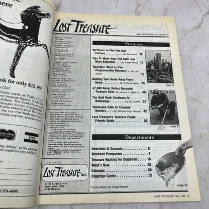 1985 May - Lost Treasure Magazine - Treasure Hunting Gold Prospecting M15