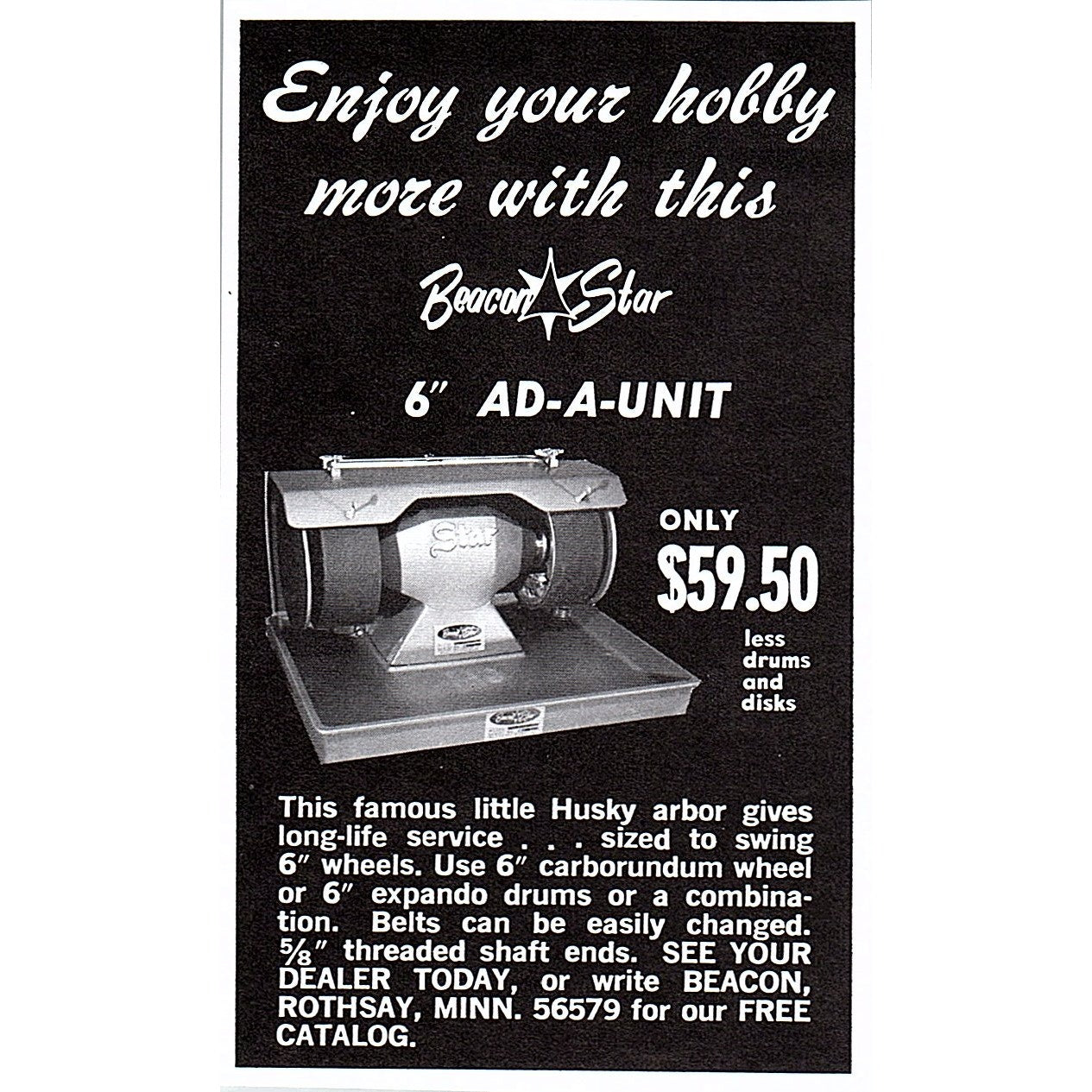 Beacon Star Ad-A-Unit Rothsay Minnesota 1972 Ad AF8-M3