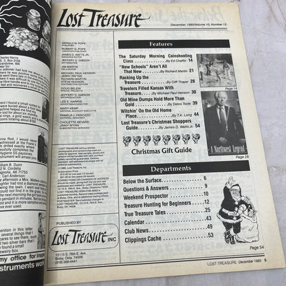 1985 Dec - Lost Treasure Magazine - Treasure Hunting Gold Prospecting M15