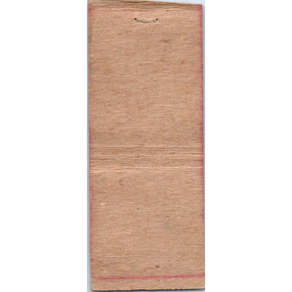 M.J. Rademacher & Son Casket Co Milwaukee WI Vintage Matchbook Cover SD2-Y7