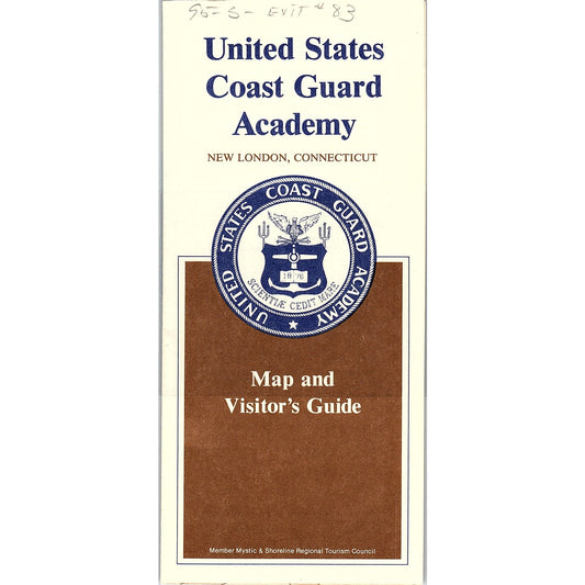 1986 United States Coast Guard Academy New London CT Travel Brochure TH2-TB2