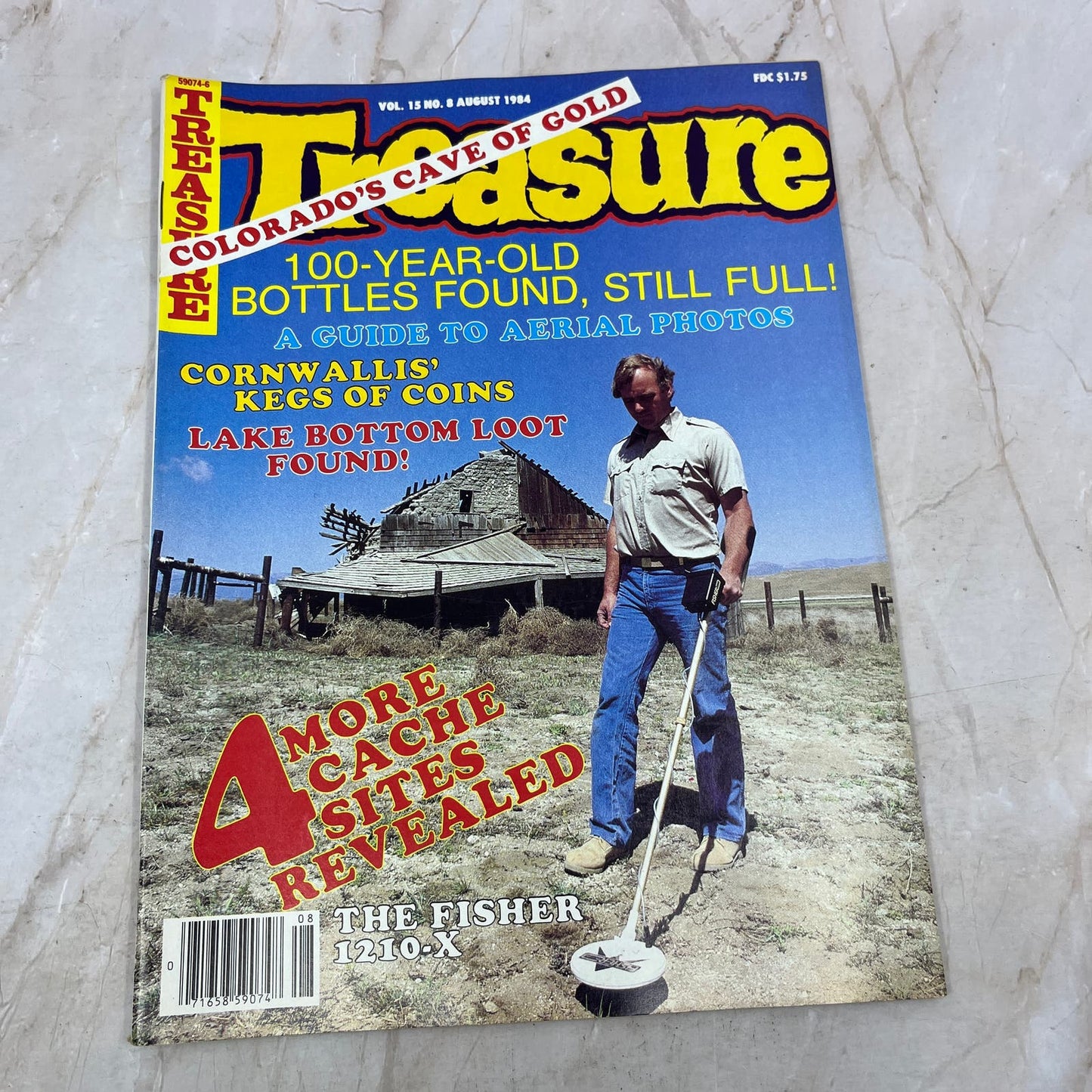 1984 Aug - Treasure Magazine - Treasure Hunting Metal Detecting Gold Coins M10