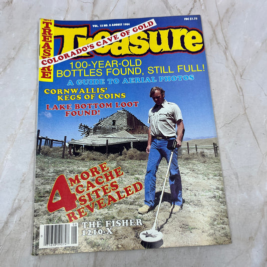 1984 Aug - Treasure Magazine - Treasure Hunting Metal Detecting Gold Coins M10