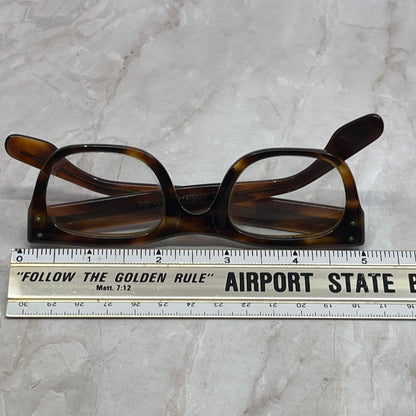 American Optical Horn Rim Tiger Eye 5 3/4 Sunglasses Eyeglasses Frames TG7-G1-2