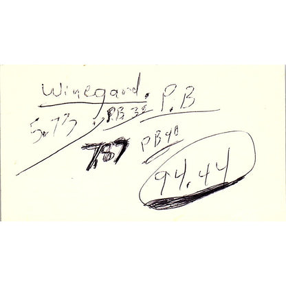 Wholesale Electronic Supply Ted Harmon Tulsa Oklahoma Business Card SF3-B7