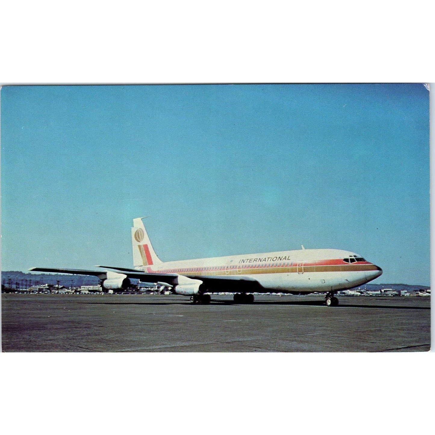 Aeroamerica International Boeing 707-131 Vintage Postcard TG8-PC