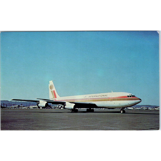 Aeroamerica International Boeing 707-131 Vintage Postcard TG8-PC