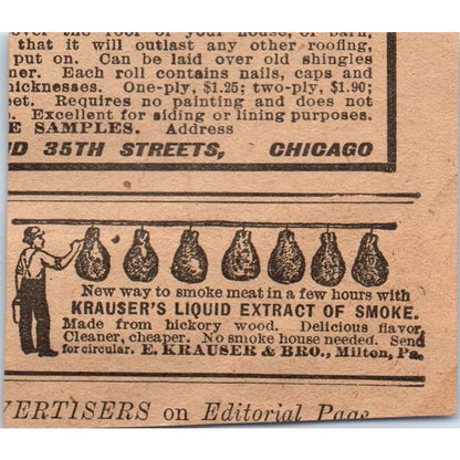 Hydraulic Press Mfg Co Cider Press Mt. Gilead OH 1905 Magazine Ad AF1-NH3