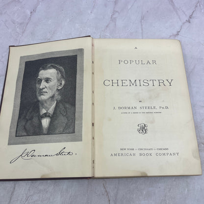 1897 Popular Chemistry J. Dorman Steele Phd TC8-OB