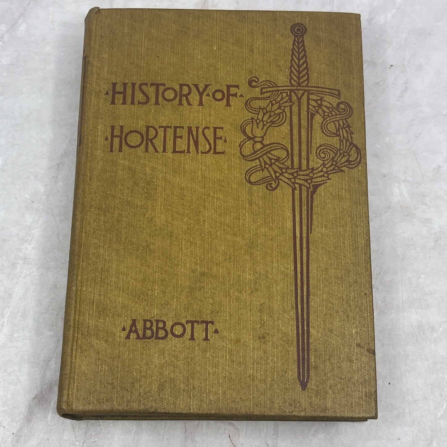 1898 History of Hortense John S.C. Abbott TE3-OB