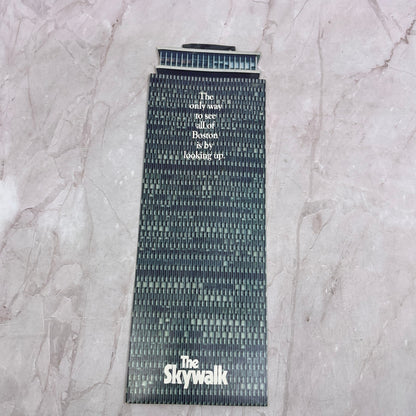 1980s The Skywalk - Boston MA Pull Up Travel Information L4-2