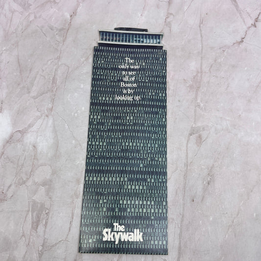 1980s The Skywalk - Boston MA Pull Up Travel Information L4-2