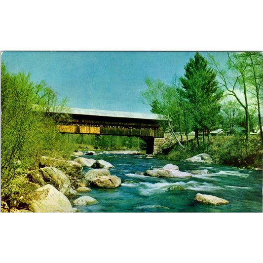 Covered Bridge at Jackson NH Covered Bridge Postcard PC4