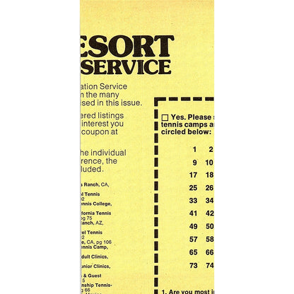 Sabin-Mulloy Garrison Tennis Camp Clermont FL Dickey Garrison 1977 Ad AF3-Q2