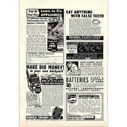 Micro Bronze Permanent All-Metal Oil Filter 1955 Ad AG1-6