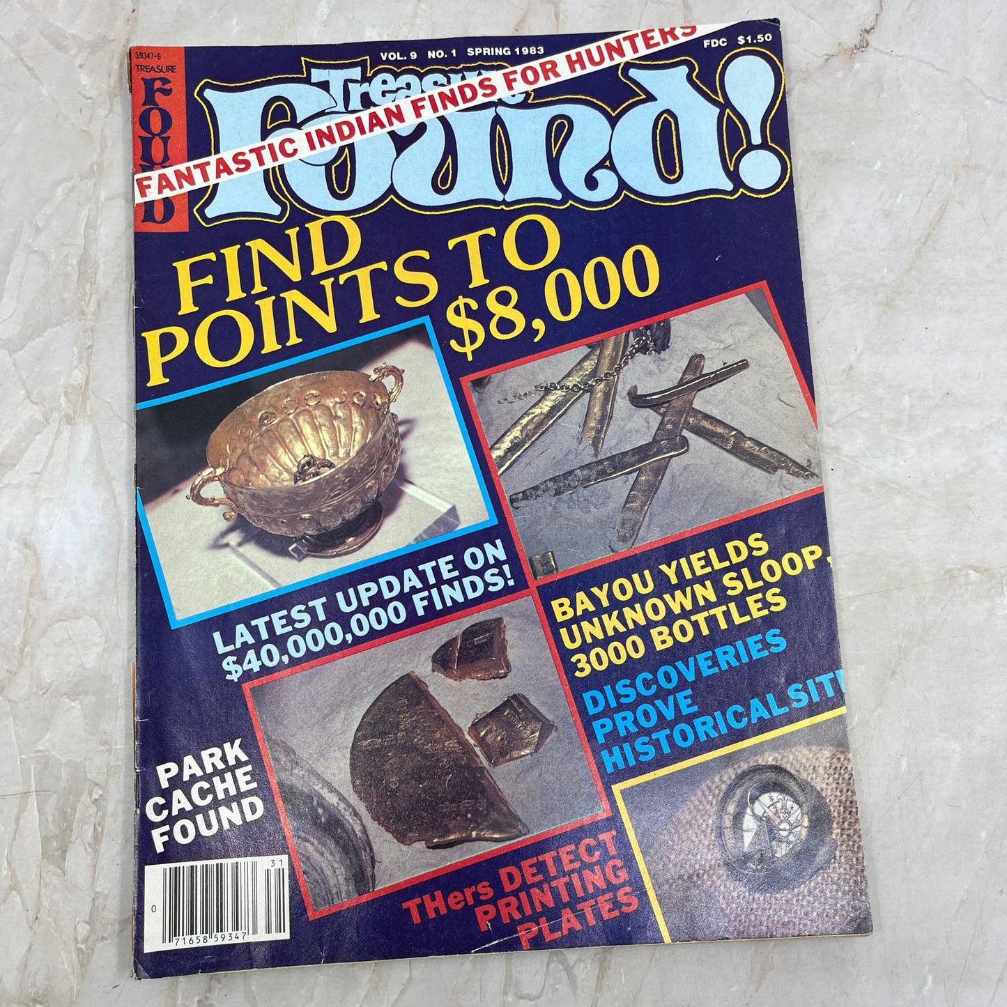 1983 Spring Treasure Magazine - Indian Finds for TH'ers Treasure Hunting M19