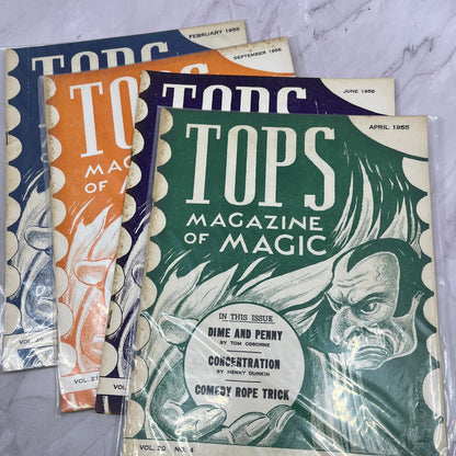 Tops Magazine of Magic 1955-56 Lot of 14 Issues TK3
