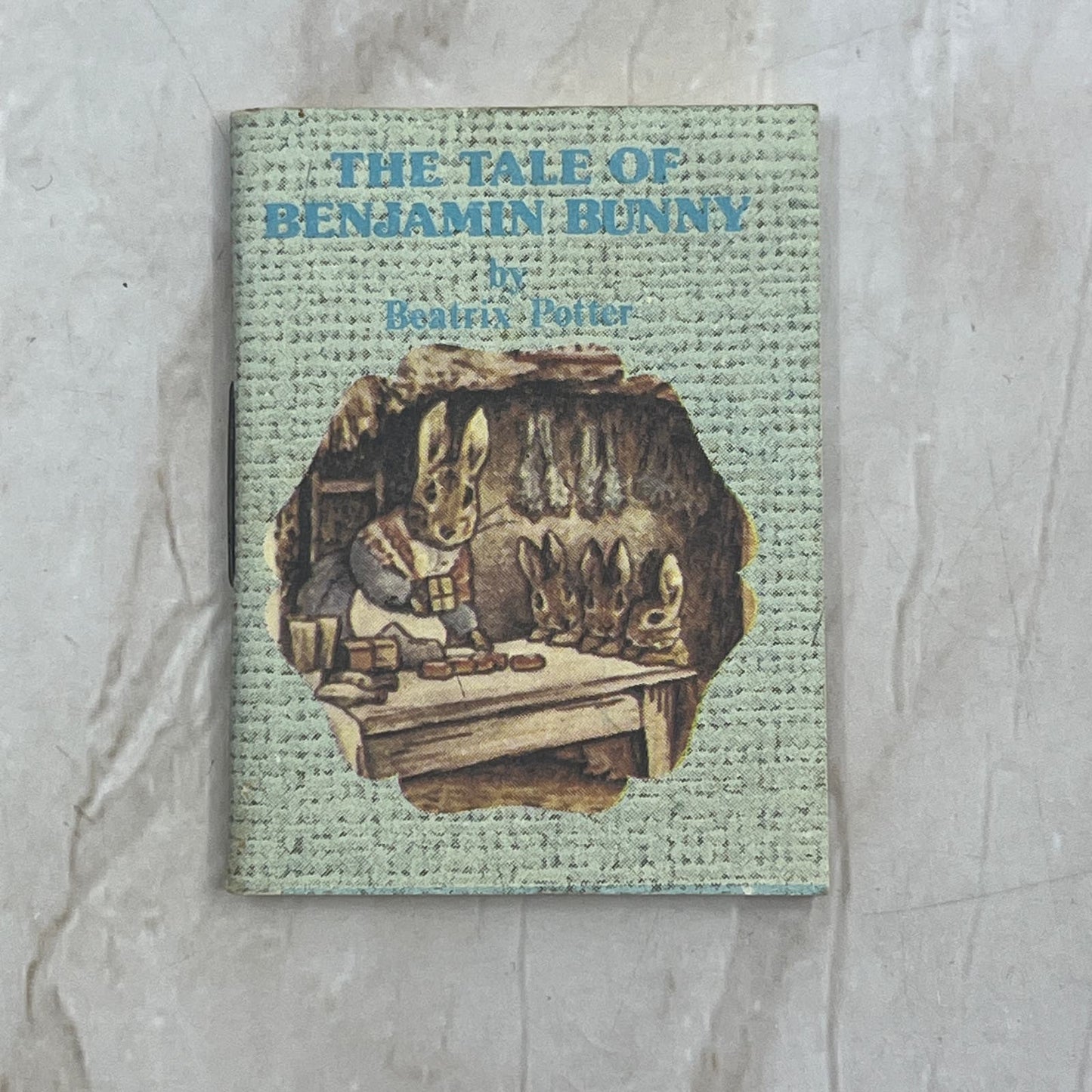 Vintage Beatrix Potter Miniature Tiny Book - The Tale of Benjamin Bunny SB8
