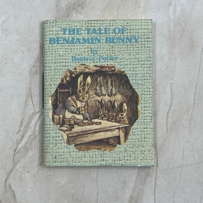 Vintage Beatrix Potter Miniature Tiny Book - The Tale of Benjamin Bunny SB8
