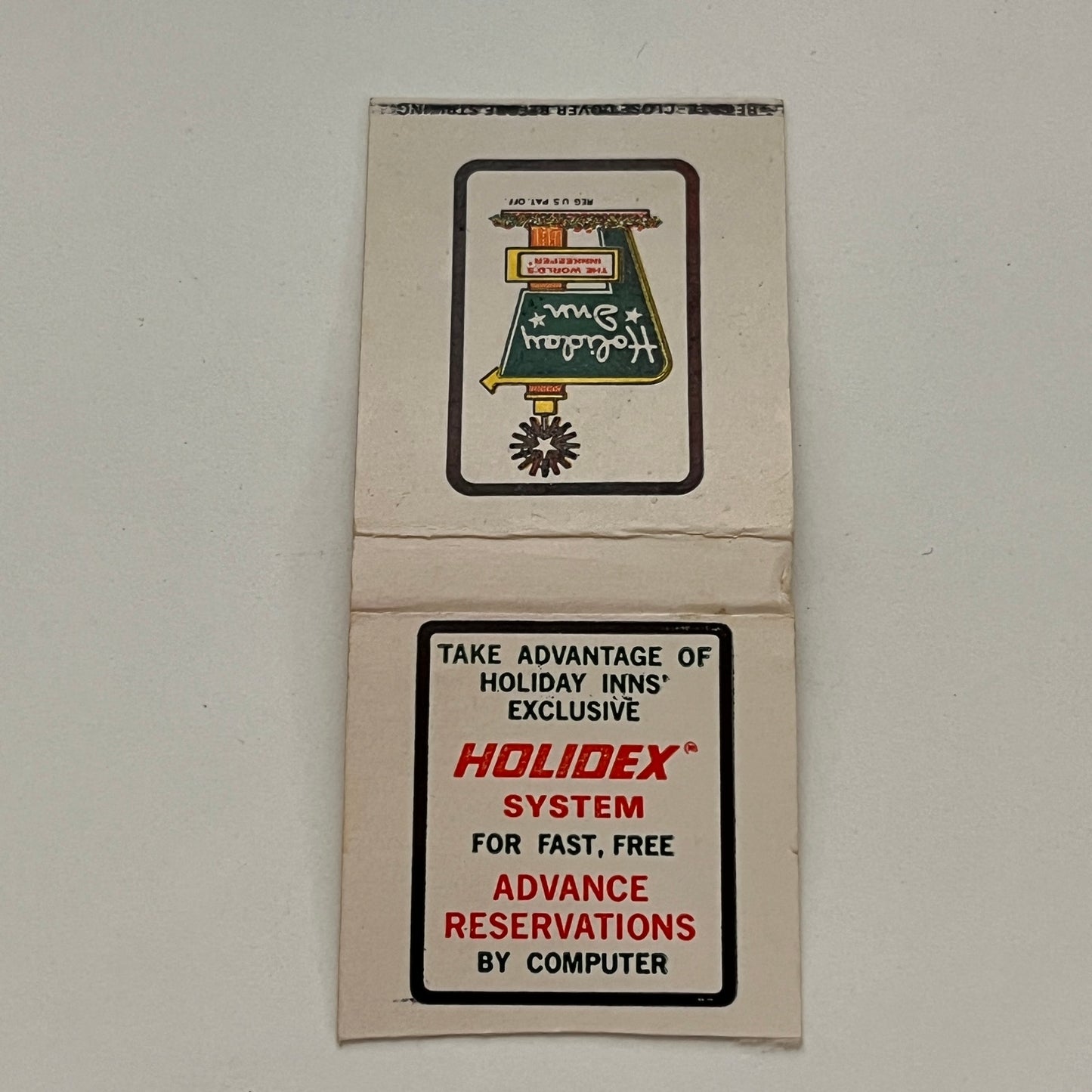 Holiday Inn Holidex Baton Rouge LA Vintage Matchbook TB6-MB2-14