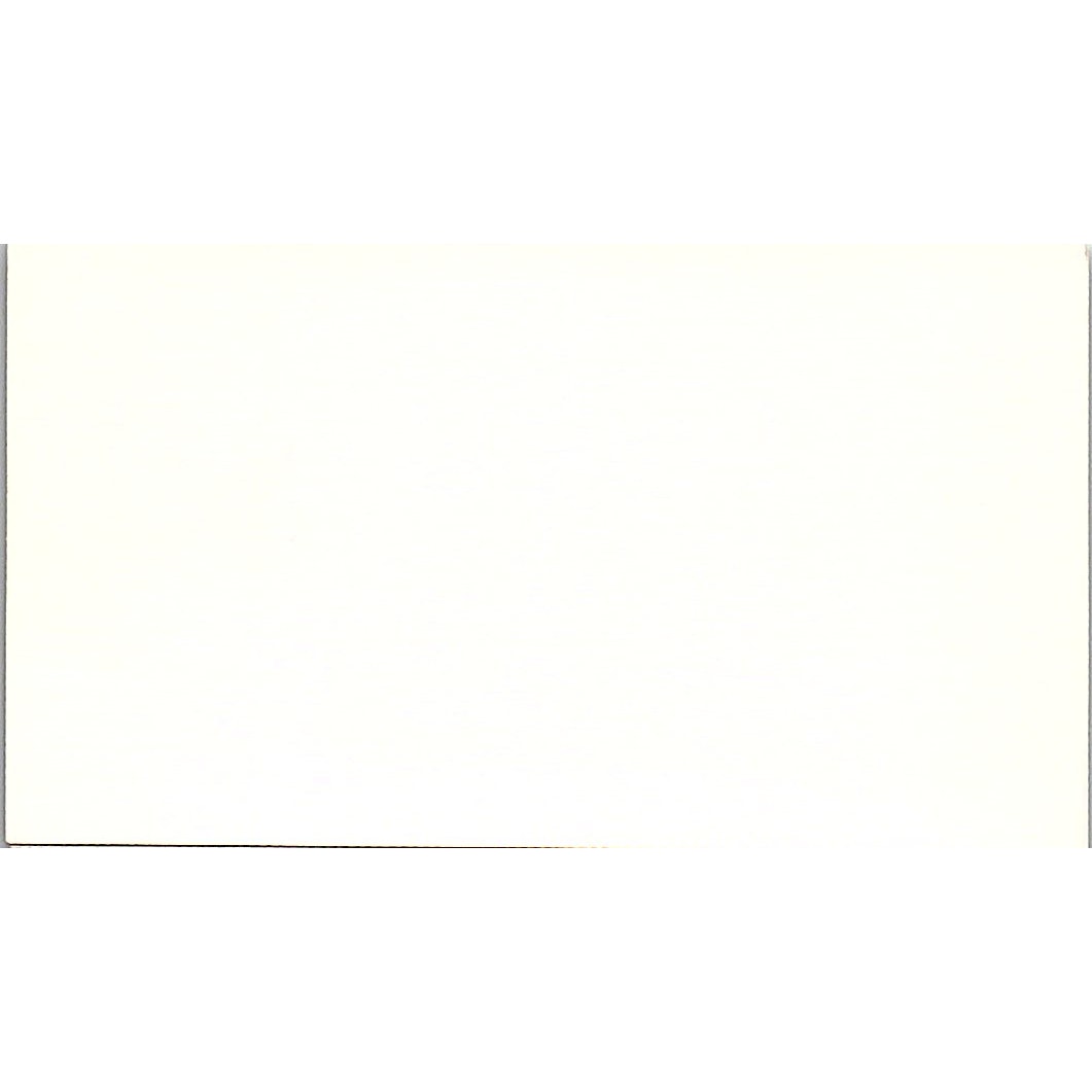 Centro de Operaciones Renato Pineda Bogotá Colombia Vintage Business Card SC9-B1