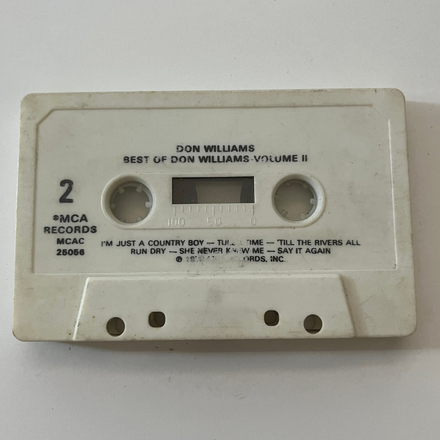 Don Williams - The Best of Don Williams Volume II Cassette Tape TB6-OT1