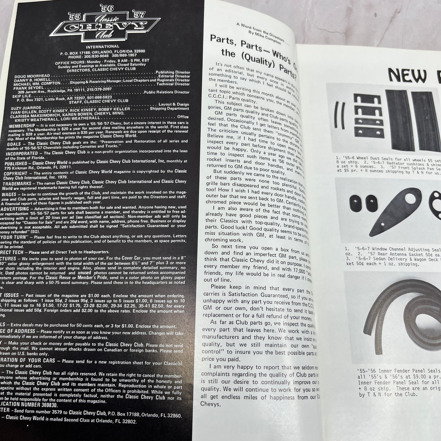 Modified Shock Mounts - '55, '56, '57 Classic Chevy World Magazine May 1980 M30