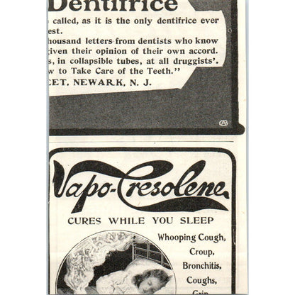 Linene Reversible Collar Co Boston c1905 Original Magazine Advertisement AE7-A2