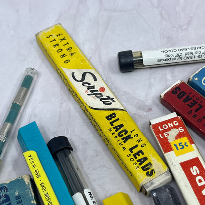 Huge Lot of Vintage Pencil Leads Scripto, Pentel TC5