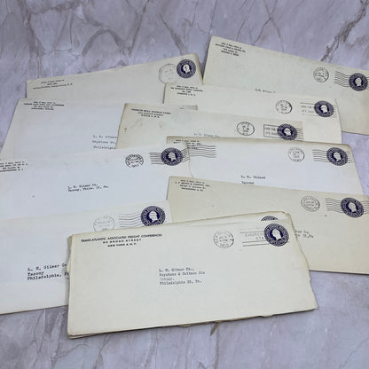 1950s Lot of L.H. Gilmer Co Tacony Philadelphia Postal Cover Envelopes L4-4-22