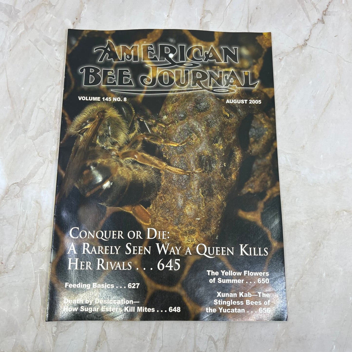 2005 August American Bee Journal Magazine Bees Beekeeping Honey M7