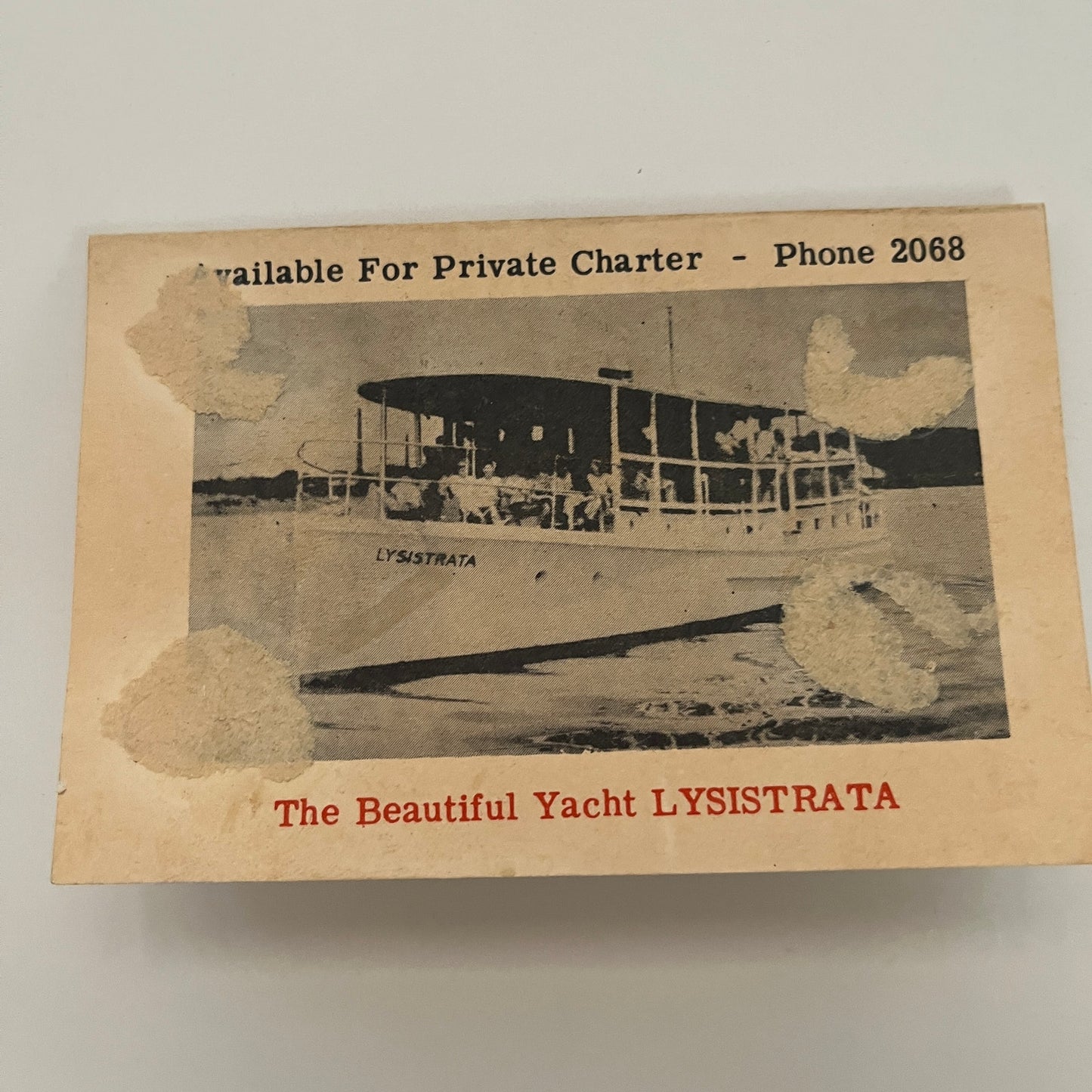 Visit Ship Island Via the Lysistrata Biloxi MS 1953 Brochure AG8-H1