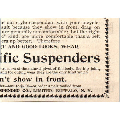 Densmore Typewriter Co NY c1905 Original Magazine Advertisement AE7-A1