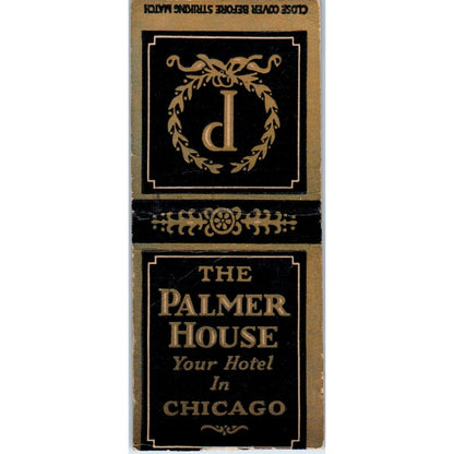 The Palmer House Hotel Empire Room Chicago Vintage Matchbook Cover SD4-Y13