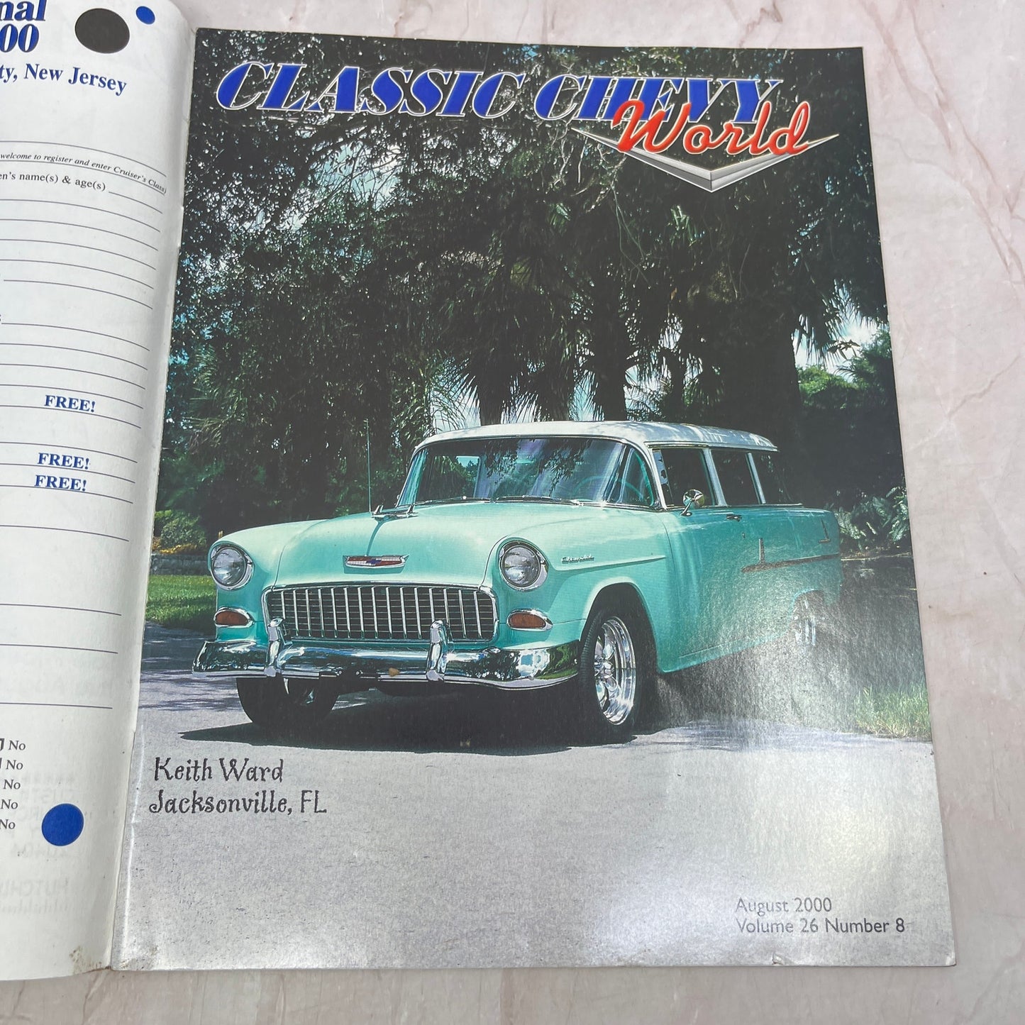 Keith Ward Jacksonville FL - '55, '56, '57 Classic Chevy World - Aug 2000 M31