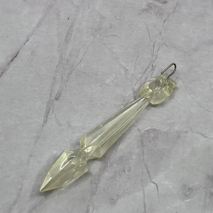 1950s Lucite Acrylic Boudoir Waterfall Lamp Crystal Prism Replacement SB7-1