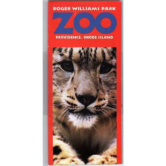 Vintage Roger Williams Park Zoo Providence Rhode Island Travel Brochure TH2-TB2