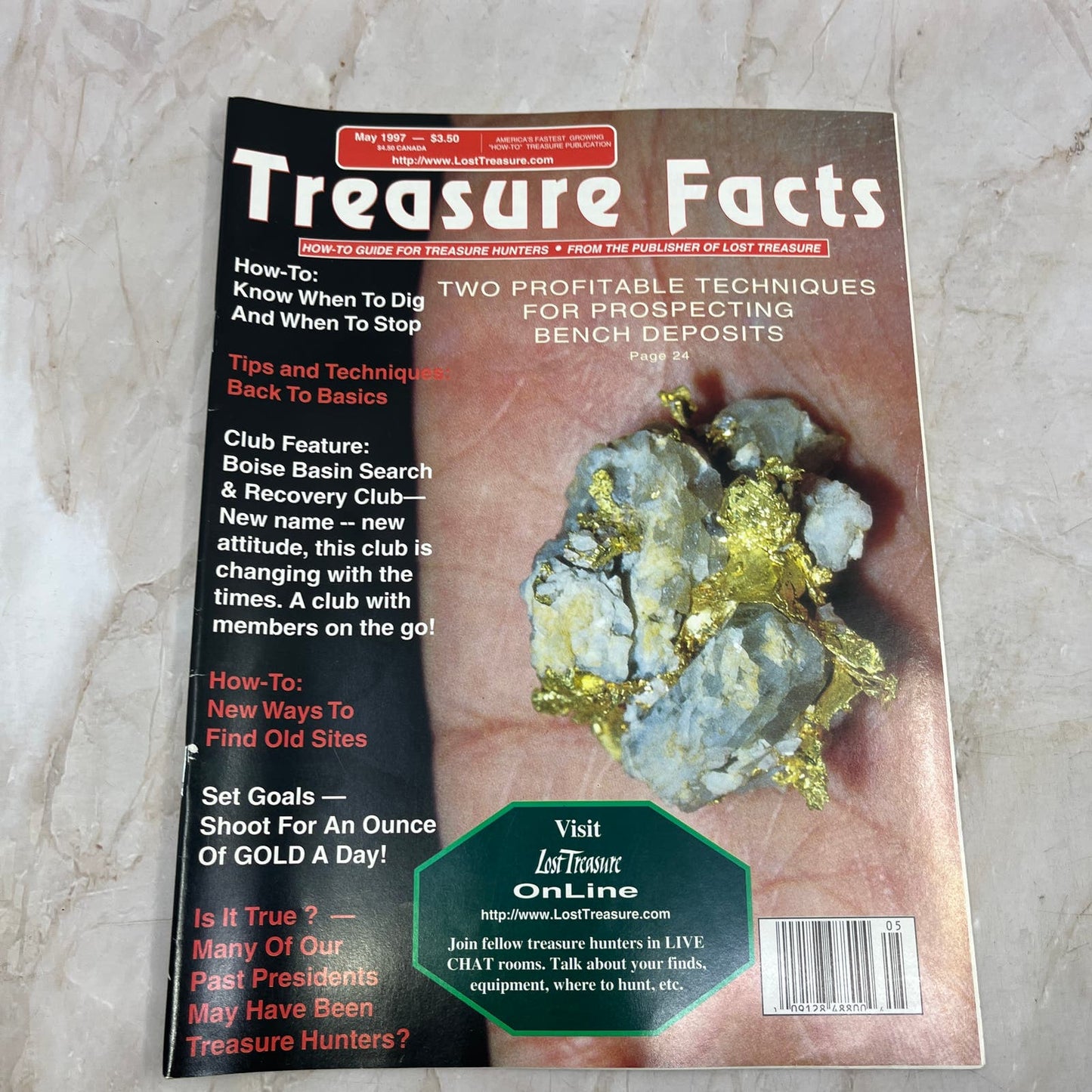 1997 May - Treasure Facts Magazine - Treasure Hunting Gold Metal Detecting M17