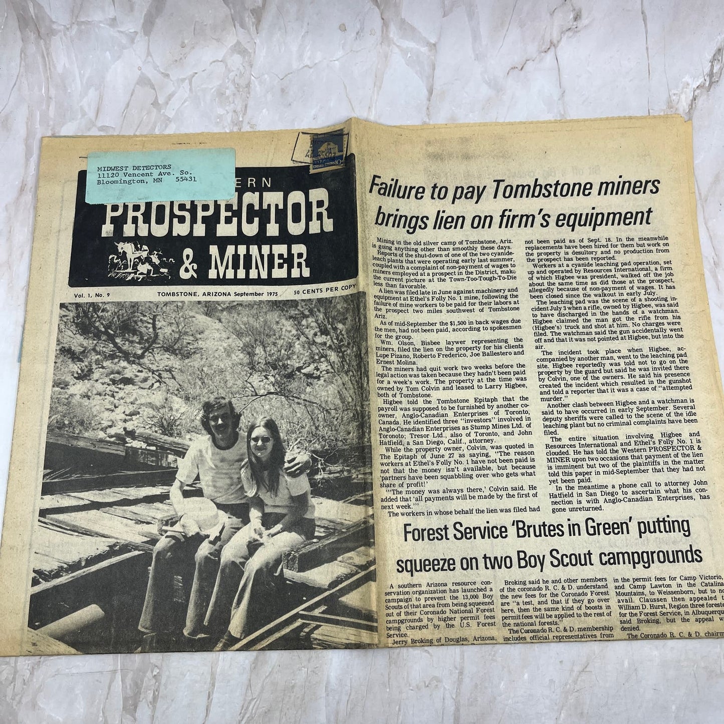 1975 Sep - Western Prospector & Miner Newspaper - Treasure Hunting M18