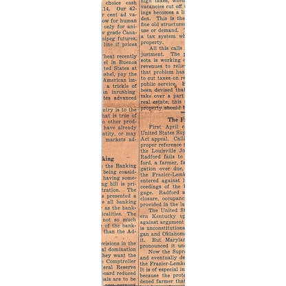 Capt Anthony Eden Poland Security Pact 1935 Newspaper Article AG6-M3