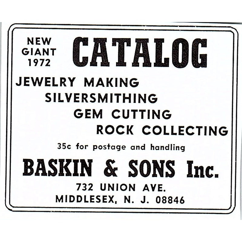 Jones's Rock Shop Lake Junaluska NC 1972 Ad AF8-M1