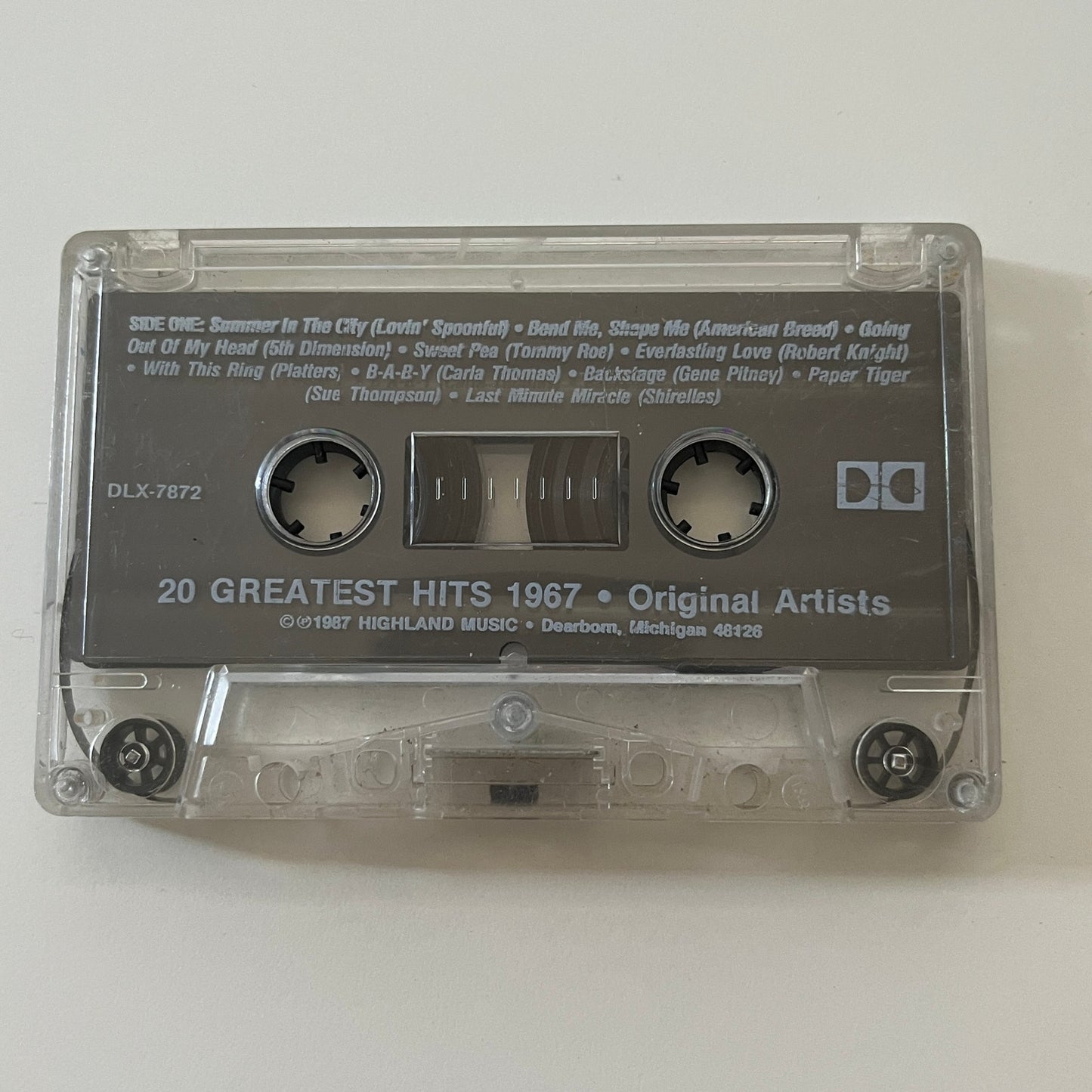 20 Greatest Hits - 1976 Original Artists Cassette Tape TB6-OT1