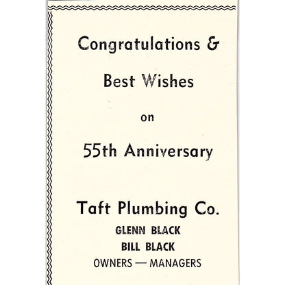 Taft Plumbing Co Glenn & Bill Black - Taft CA 1965 Ad AF8-M5