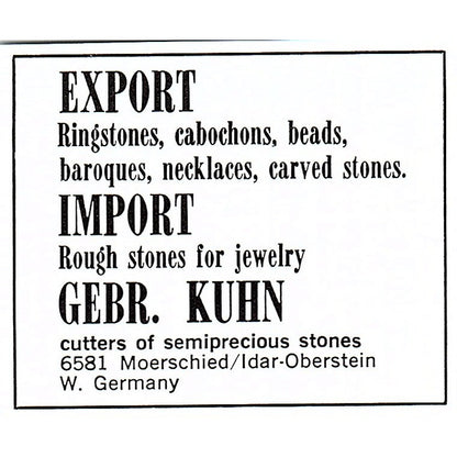 Irv's Lapidary & Gifts Redondo Beach CA 1972 Ad AF8-M2