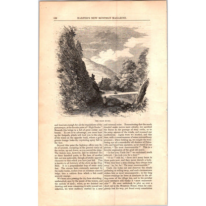The Catskills by T. Addison Richards - 7 Pages 1854 Article I19